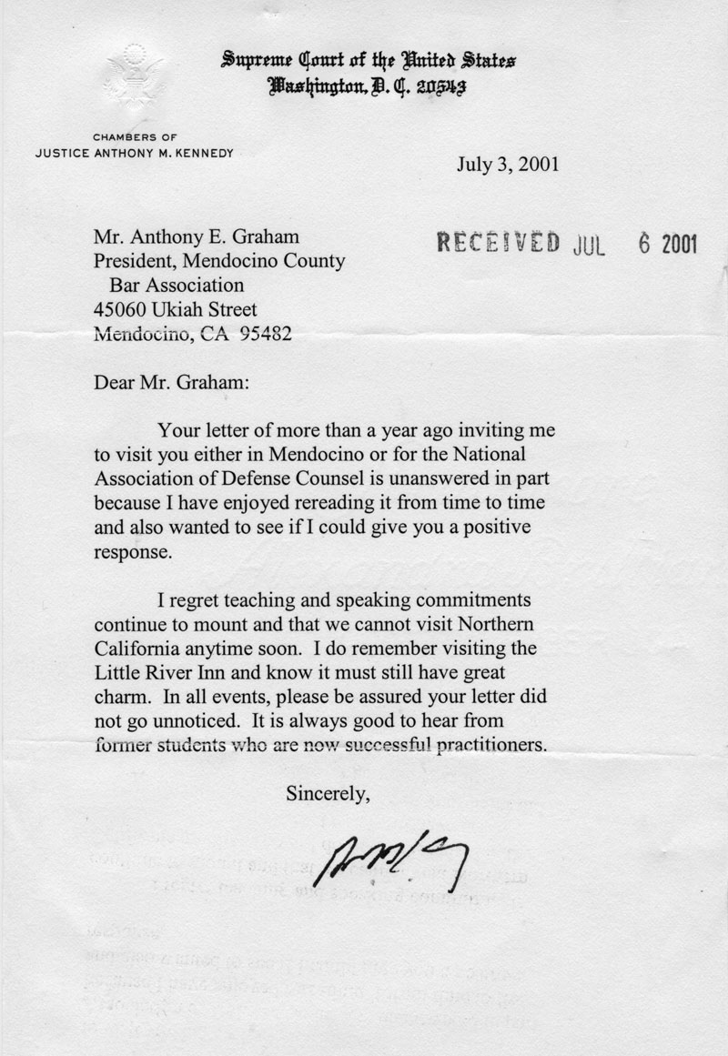 kennedy letter