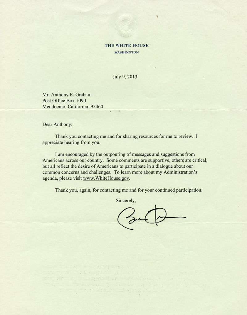 obama letter